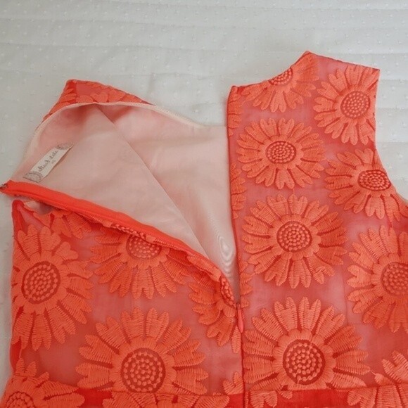 Altar'd State Orange Lace Dress with Lining sz XS - Picture 7 of 11
